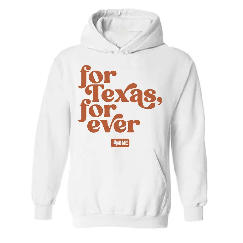 Texas - NCAA Women's Basketball : Abbie Boutilier - Hooded Sweatshirt Hoodie with Hem Fringe Bohemian Relaxed
